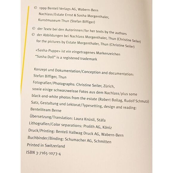 Sasha-Puppen Sasha Dolls 1999 1st ed/RARE  Morgenthaler + VHS Sasha Festival '00 - Picture 11 of 14